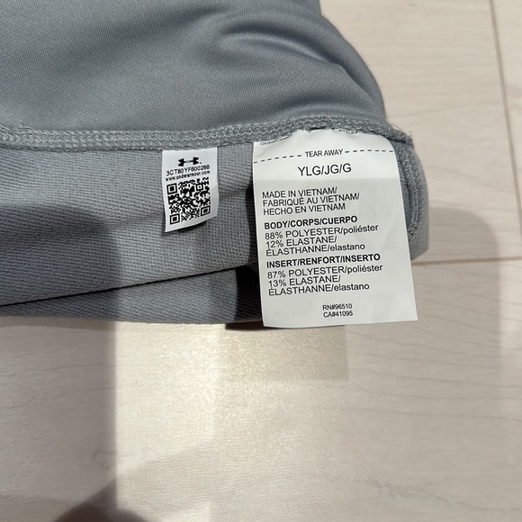 NWT girls Under Armour fleece lined leggings - size Large - Picture 6 of 7